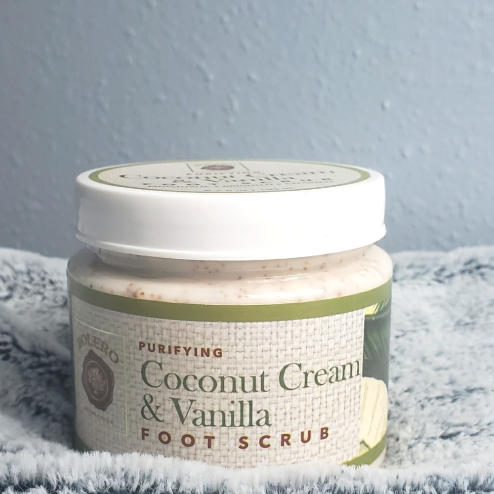 Coconut Cream & Vanilla Foot Scrub